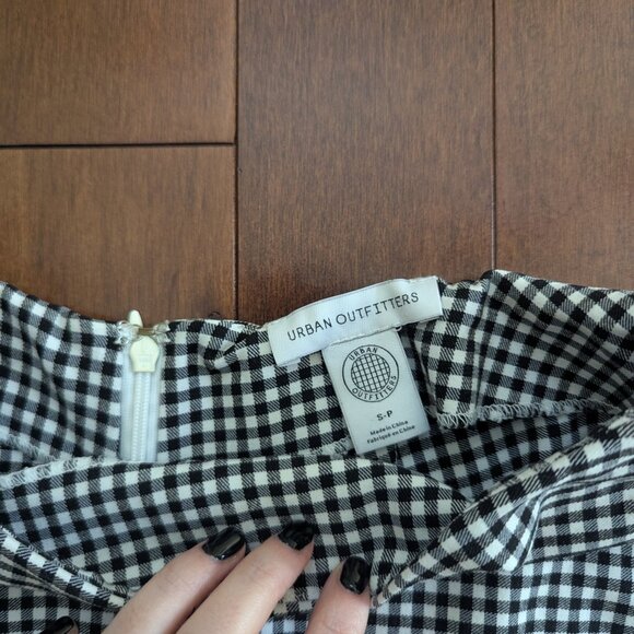 URBAN OUTFITTERS DITSY PLAID MINI SKIRT - Picture 3 of 3
